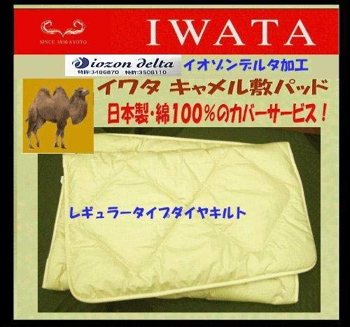 Amazon.co.jp: イワタ キャメル敷パッド／イオゾンデルタ／ダブル
